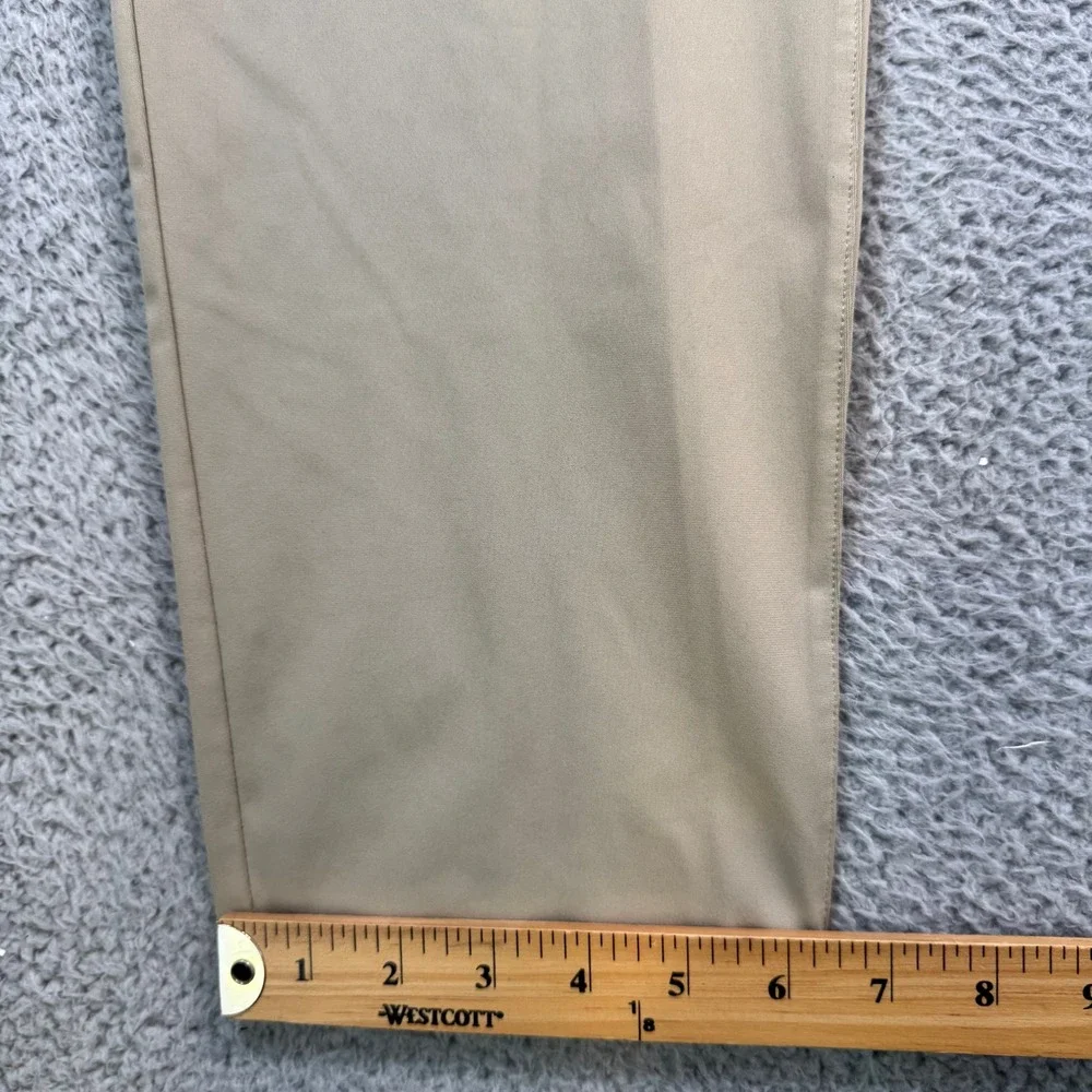 Rhone Commuter Pants Mens 36x27 Khaki Performance Stretch Slim Straight Chino